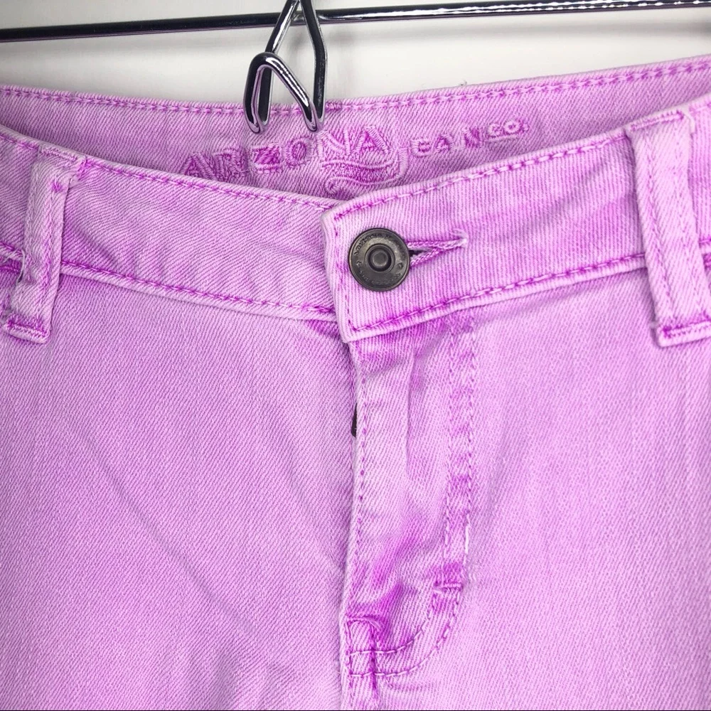 ARIZONA JEAN CO jeans tapered leg pink 13 - Picture 8 of 11